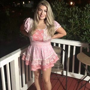 ***LOVESHACKFANCY*** Stanton Floral Mini Dress